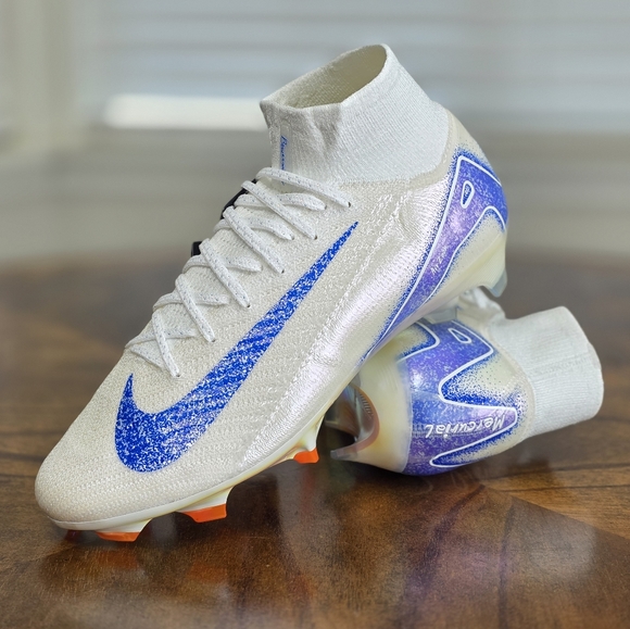 Nike Zoom Mercurial Superfly 10 Elite FG Blueprint Cleats HJ9293-100 Women's 7.5 - Picture 1 of 16